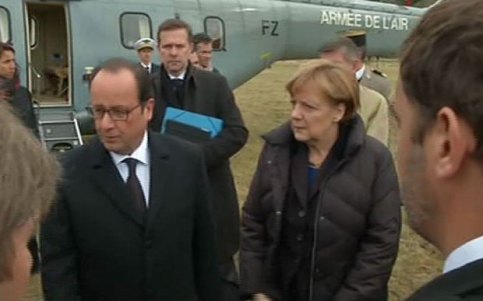 planewreck merkel and hollande